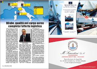 DICEMBRE 2018 PAG. 56 - BCube, qualità nel cargo aereo completa l’offerta logistica