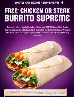 Free Printable Taco Bell Coupons