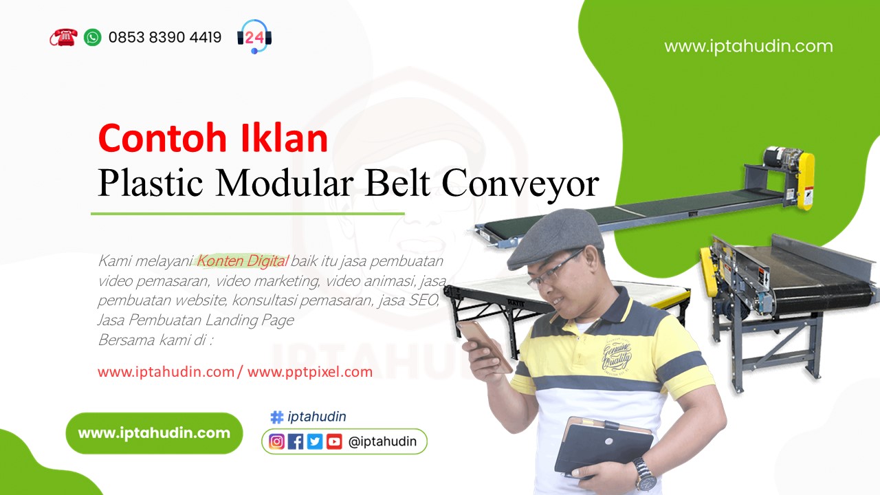 Jasa Video Iklan	Plastic Modular Belt Conveyor