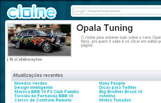 Agora uma postagem para voc colocar fotos sobre Opala tuning