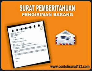 Gambar Contoh Surat Pemberitahuan Pengiriman Barang