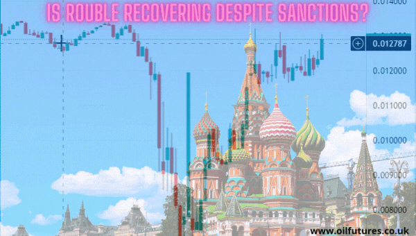 Recovery of Russian rouble April 2022