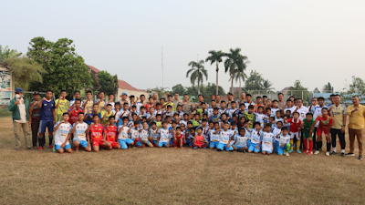 Kapolresta Tangerang Kunjungi SSB Bhayangkara Football Academy di Tigaraksa