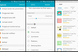 Cara menganti ukuran Huruf dan jenis Font di Android anda dengan mudah