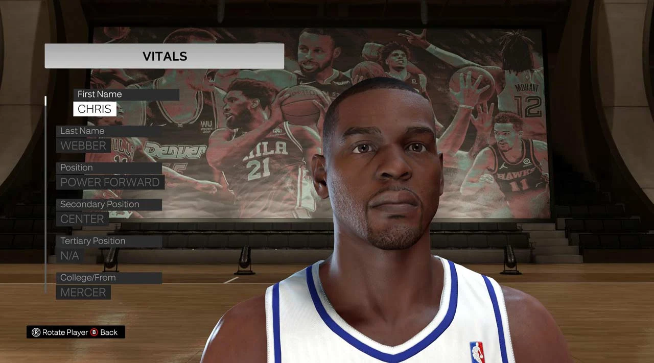 NBA 2K24 Chris Webber Cyberface for 2K23