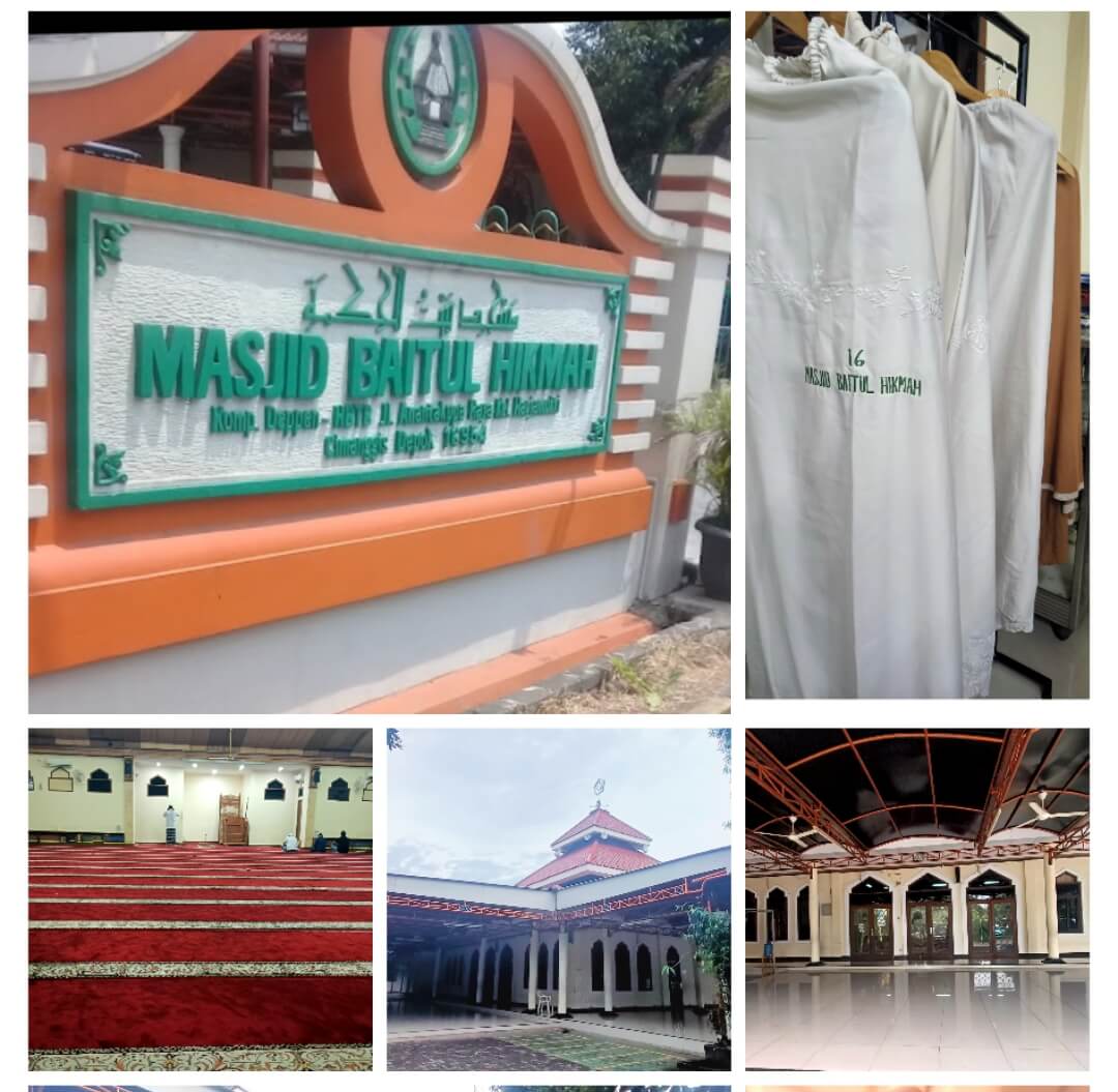 Masjid Jami' Baitul Hikmah komplek deppen