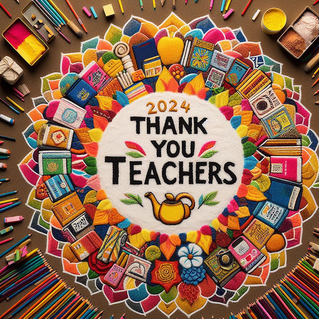 Happy Teachers Day Rangoli Images