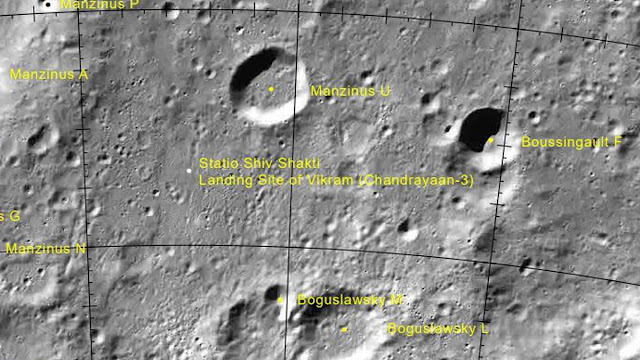 நிலவில் சந்திரயான்-3 தரையிறங்கிய இடத்துக்கு 'சிவசக்தி' என பெயர் - சர்வதேச வானியல் சங்கம் ஒப்புதல் / Chandrayaan-3 Moon Landing Site Named 'Shiv shakti' - International Astronomical Union Approves