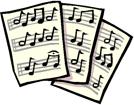 drum clip art. music notes