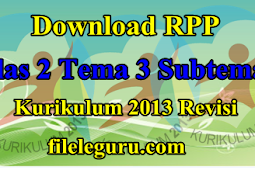 Rpp Kelas 2 Tema 3 Subtema 4