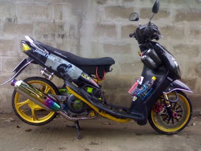 Modif Yamaha Mio Trail