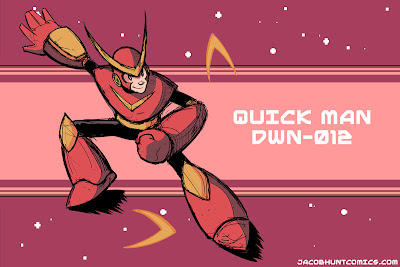 Robot Master Quick Man from Mega Man 2