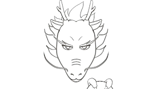 年賀状用お絵描きをした結果…