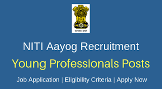 Young Professionals Posts In NITI Aayog Recruitment 2019