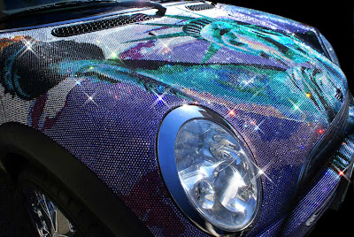 Carscoop MINI crystalcar11 I’ll Be Pimped… A MINI Cooper Adorned With a Million Swarovski Crystals!