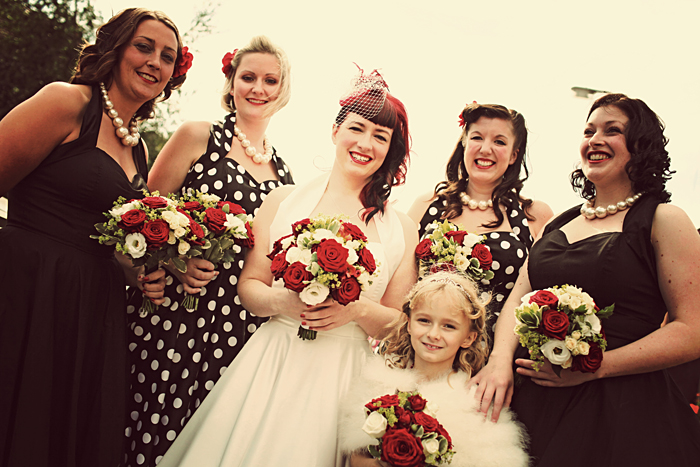 Rockabilly Wedding with Cherries on Top