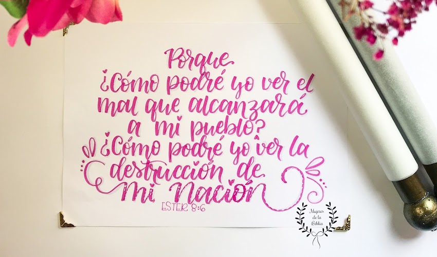 Lettering Challenge de Ester 8:6