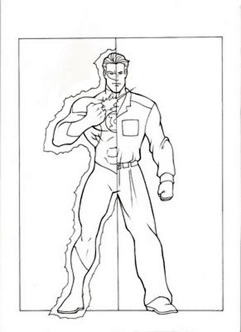 Justice League Coloring Pages