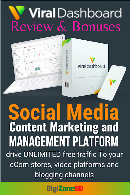 Viral Dashboard Review and Bonuses - Social Media Content Marketing and Management Platform