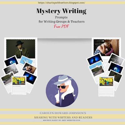Mystery Writing Prompts PDF Instant Download for Writing Groups and Teachers
