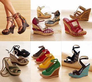 Sepatu  Wedges Model Wedges Terbaru