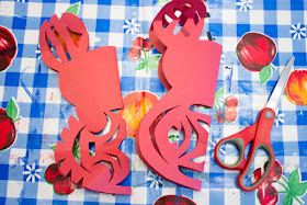 Directions for how to do a simple Rat Paper Cutting Craft with Kids for Lunar New Year- Such a great way to celebrate 2020 and Chinese culture and art with kids