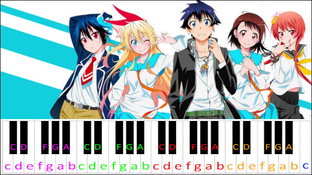 CLICK by ClariS (Nisekoi OP 1) Piano / Keyboard Easy Letter Notes for Beginners