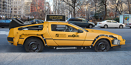 DeLorean Time Machine Taxi