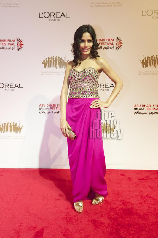 Freida Pinto at the Abu Dhabi Film Festival Miral Photo Gallery 