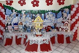 Decoracion de Fiestas Infantiles con Dalmatas, parte 1