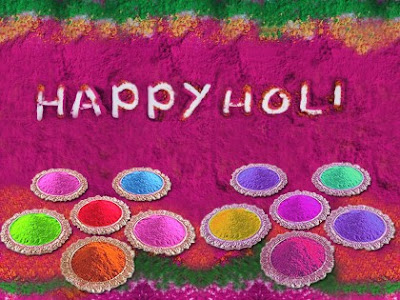 Happy Holi Day 2012 Colorful E-Cards, Wish With Wishing Greetings