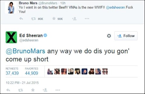 twitter feud