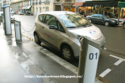 электромобиль в Париже