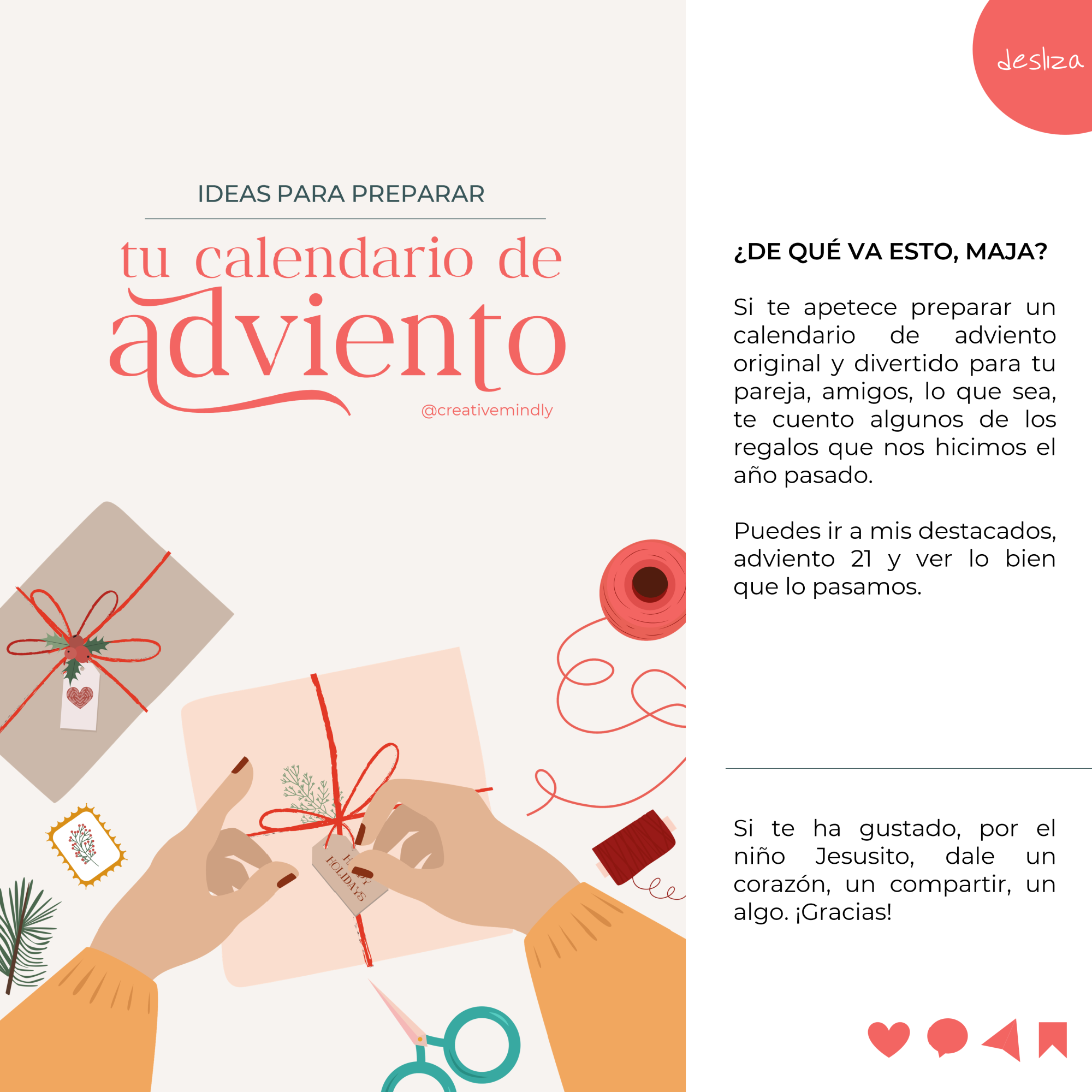 hacer propio calendario adviento original