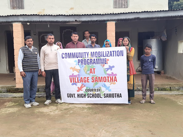 Community Mobilization Programme held at GHS Samotha Samba