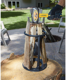 Firewood Kindling Splitter is A AWESOME Tool, Helps You Split Wood Super Easily With a Hammer