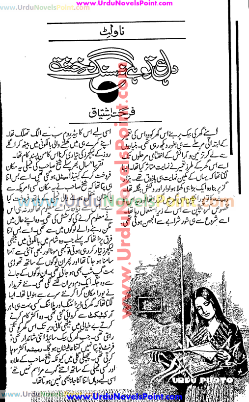 Dil hi to hai na sang o khisht novel by Farhat Ishtiaq