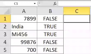 istext function in excel