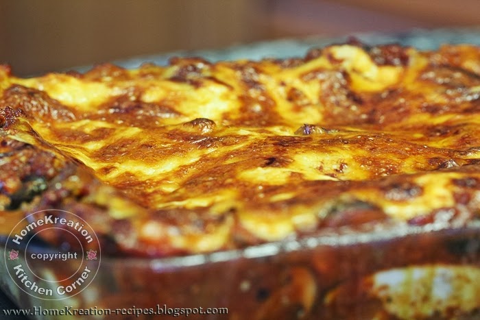 HomeKreation - Kitchen Corner: Beef Lasagna