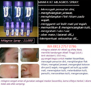 Informasi Harga Milagros Spray | Agen Besar Milagros Bekasi 081327570786