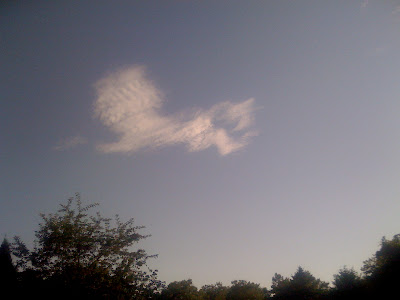 A Cloud over Amagansett on Long Island. Photo S. Farthing 2007.