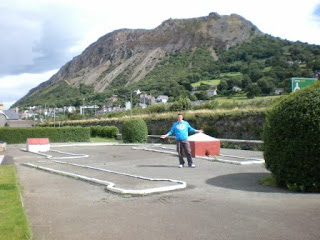 Crazy Golf course in Llanfairfechan, Wales