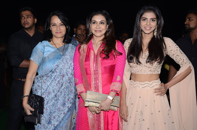 Akkineni Amala Priyadarshan And Her Mom At Hello Movie Pre Release Function