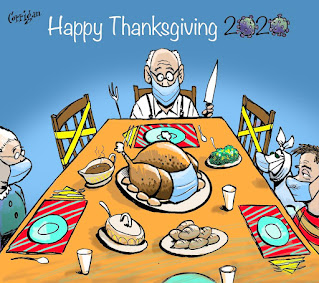 thanksgiving 2020 cartoon