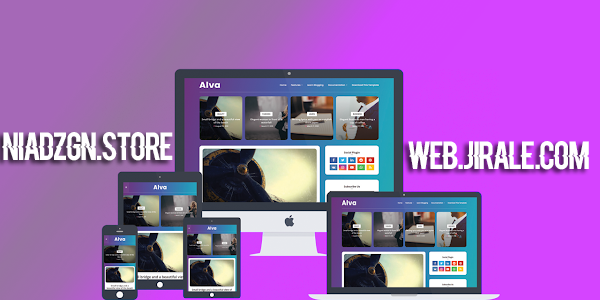 Alva Premium Blogger Template by Jirale