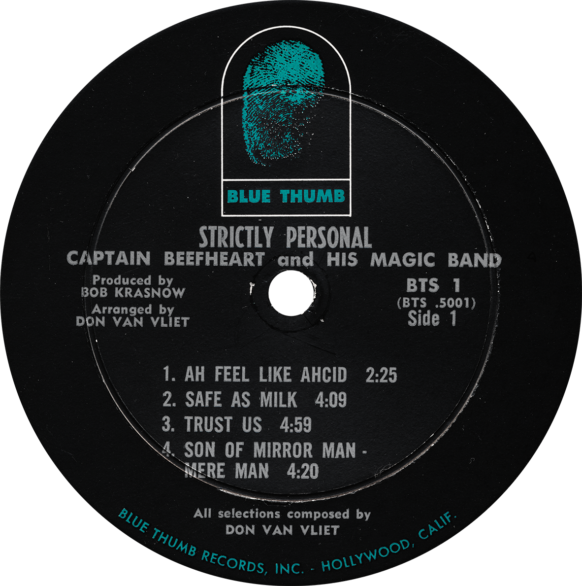 Captain Beefheart Safe As Milk レコード LP