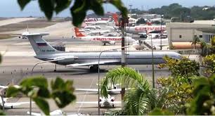 VENEZUELA: Un avión de la fuerza aérea rusa aterrizó en la principal terminal aérea de Venezuela.