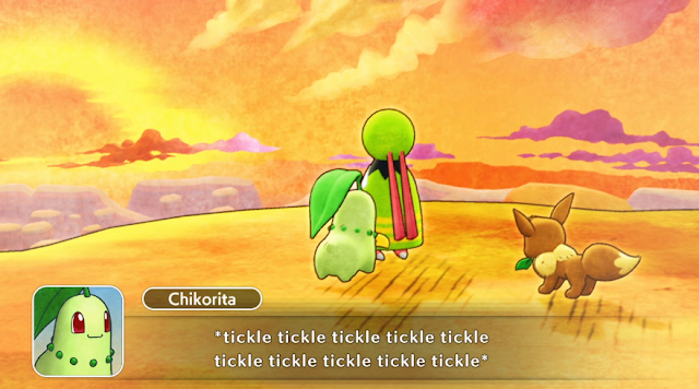 Pokémon Mystery Dungeon Rescue Team DX Chikorita tickle Xatu Great Canyon