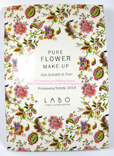 Labo Make-Up - Pure Flower Compact Eye-shadow Duo n.03 Olive green/Aqua green - Dépliant