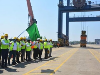 Container feeder service launched between Chennai, Puducherry ports